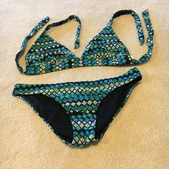 SOLD Gap Body Two Piece Halter Bikini - Picture 1 of 8